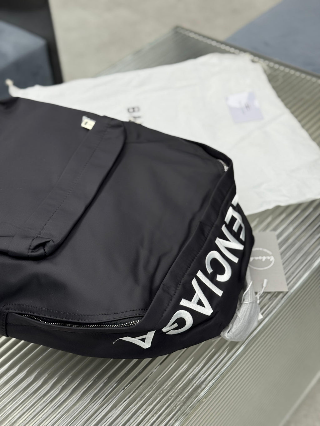 Balenciaga - Explorer Backpack in Black Recycled Nylon