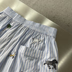 Louis Vuitton - Striped "Safari" Short-Sleeve Shirt and Shorts Set