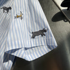 Louis Vuitton - Striped "Safari" Short-Sleeve Shirt and Shorts Set