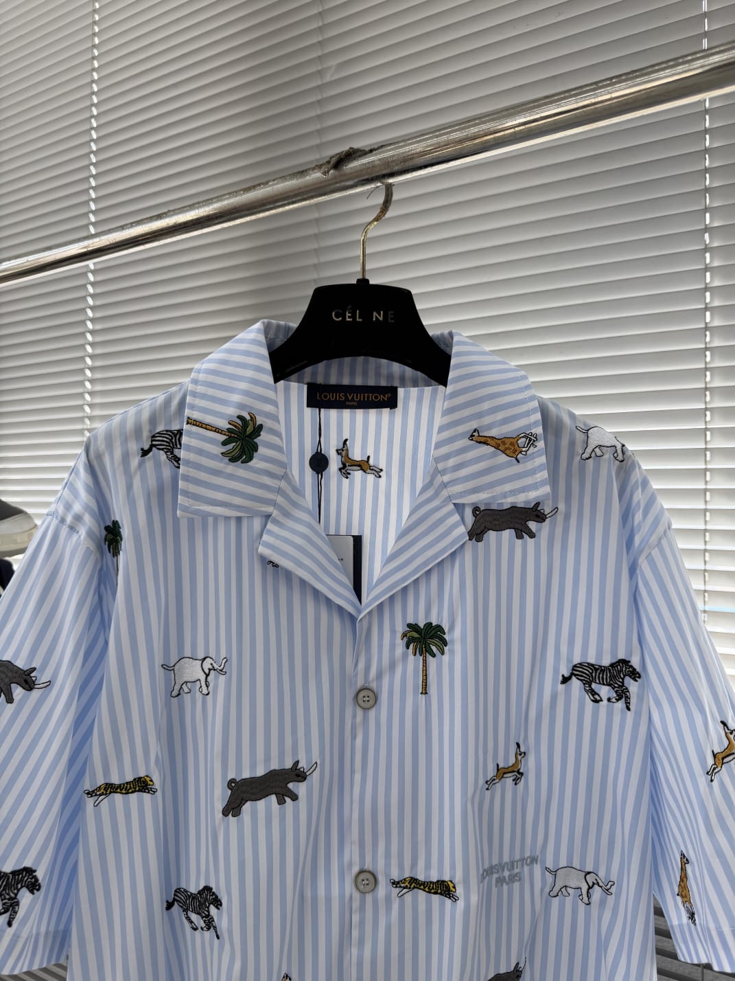 Louis Vuitton - Striped "Safari" Short-Sleeve Shirt and Shorts Set