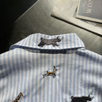 Louis Vuitton - Striped "Safari" Short-Sleeve Shirt and Shorts Set