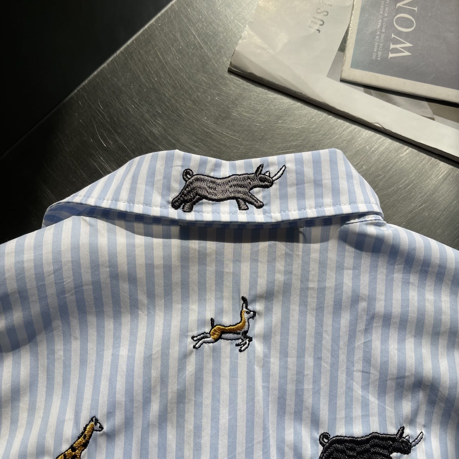 Louis Vuitton - Striped "Safari" Short-Sleeve Shirt and Shorts Set