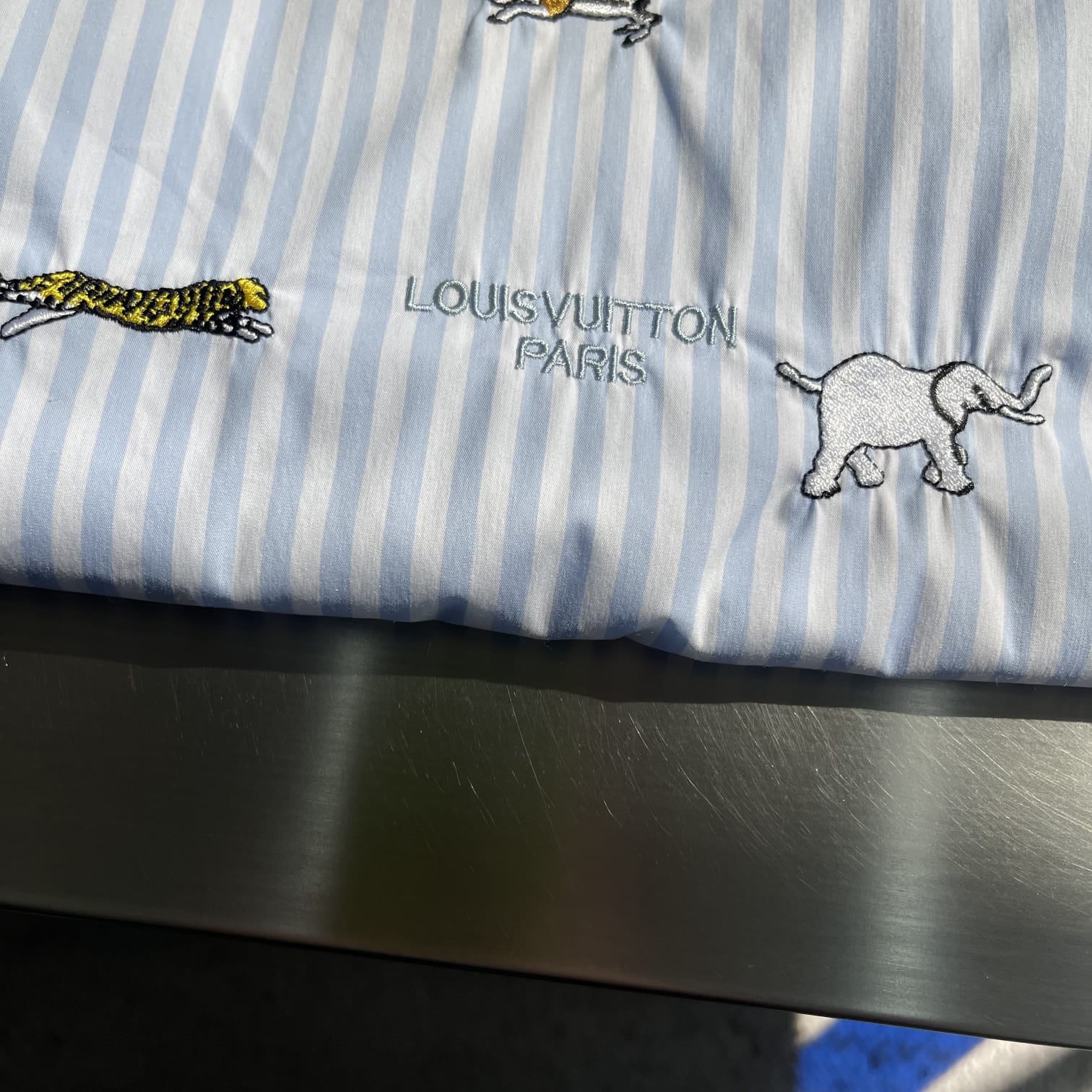 Louis Vuitton - Striped "Safari" Short-Sleeve Shirt and Shorts Set