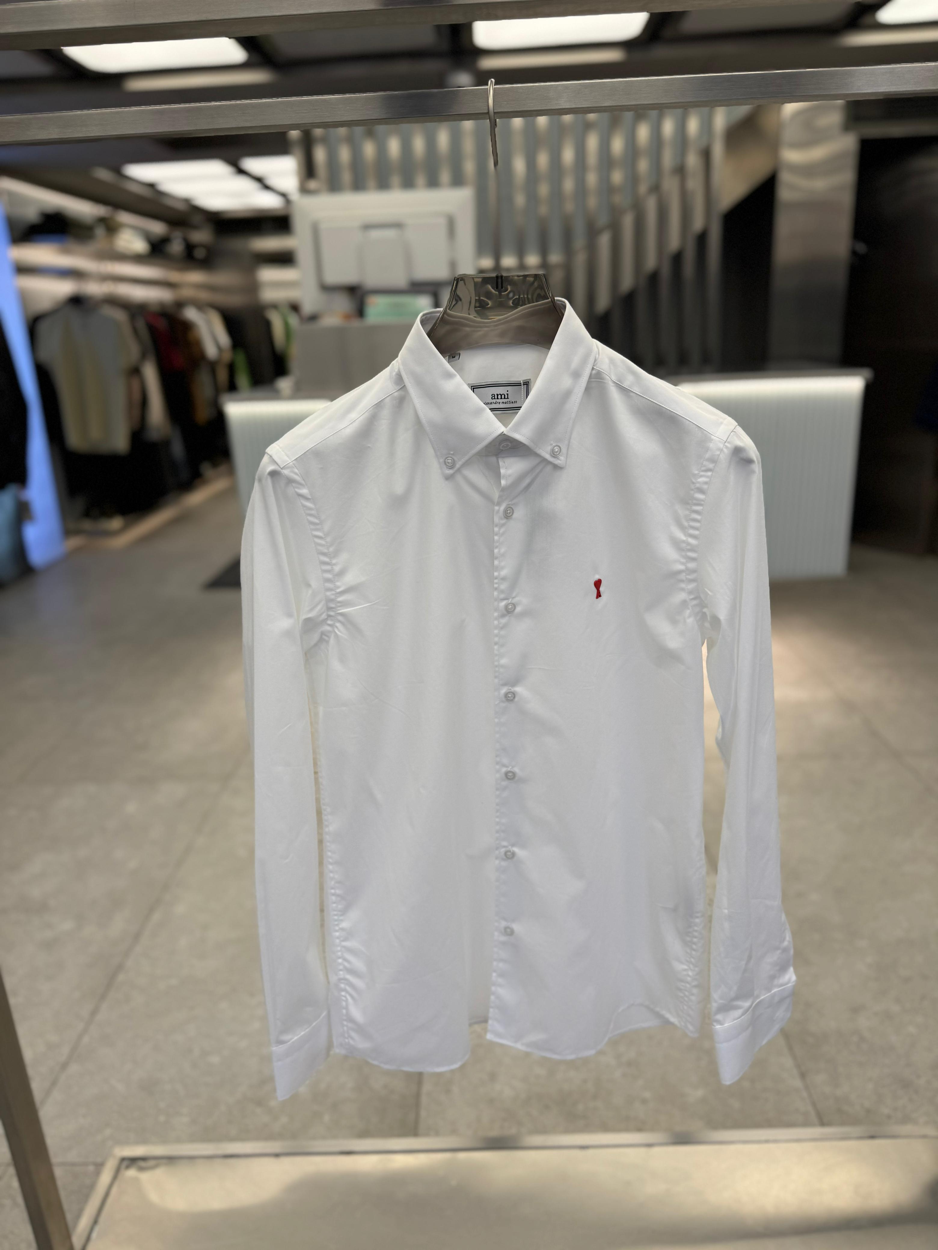 AMI - Paris Ami de Cœur Button-Down Oxford Shirt