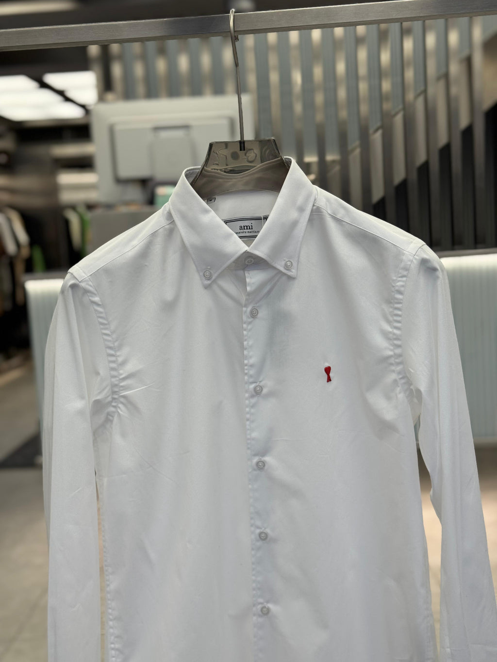 AMI - Paris Ami de Cœur Button-Down Oxford Shirt