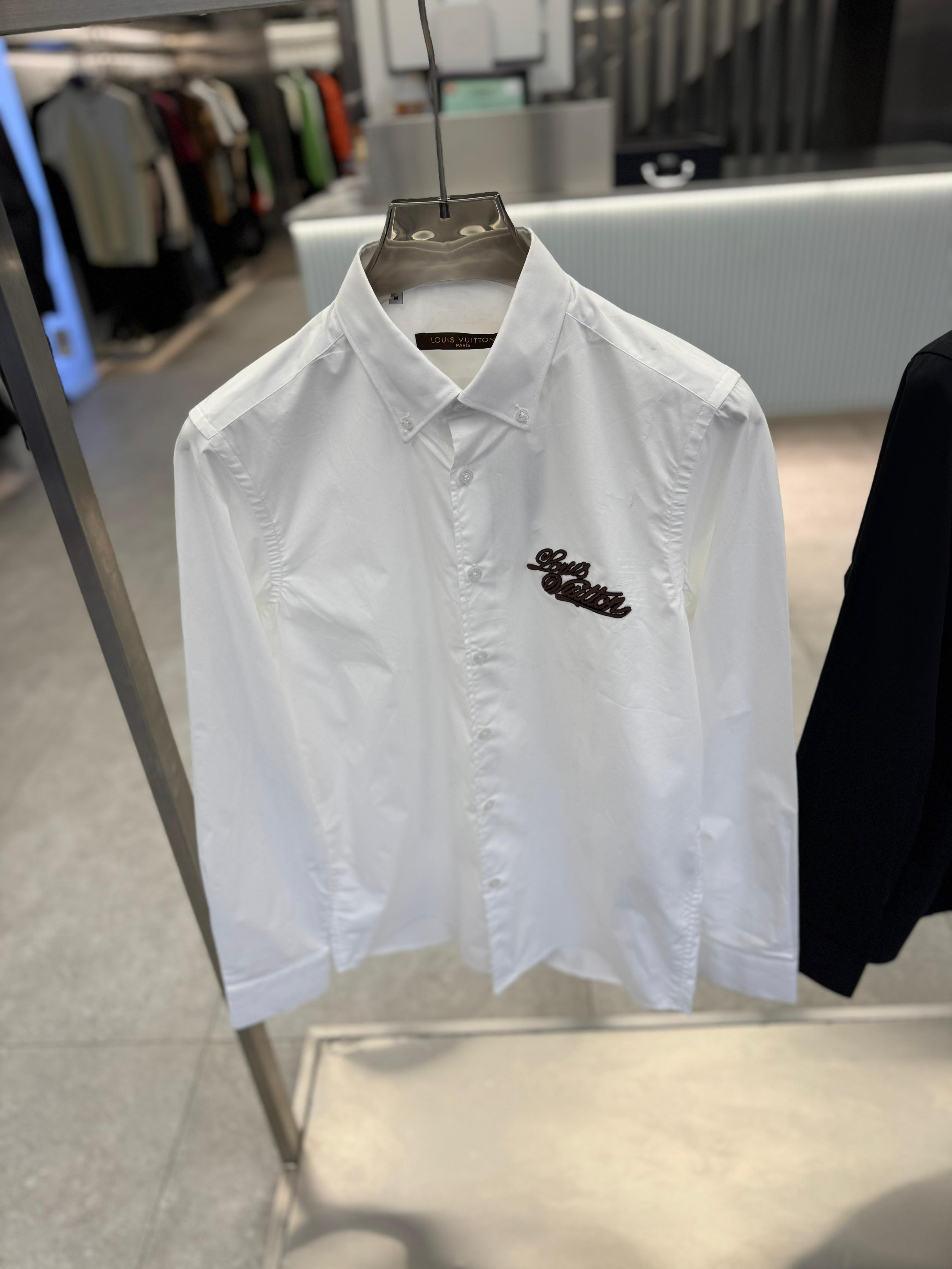 Louis Vuitton - Embroidered Signature Oxford Shirt