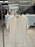 Prada - Enameled Triangle Logo Cotton T-Shirt