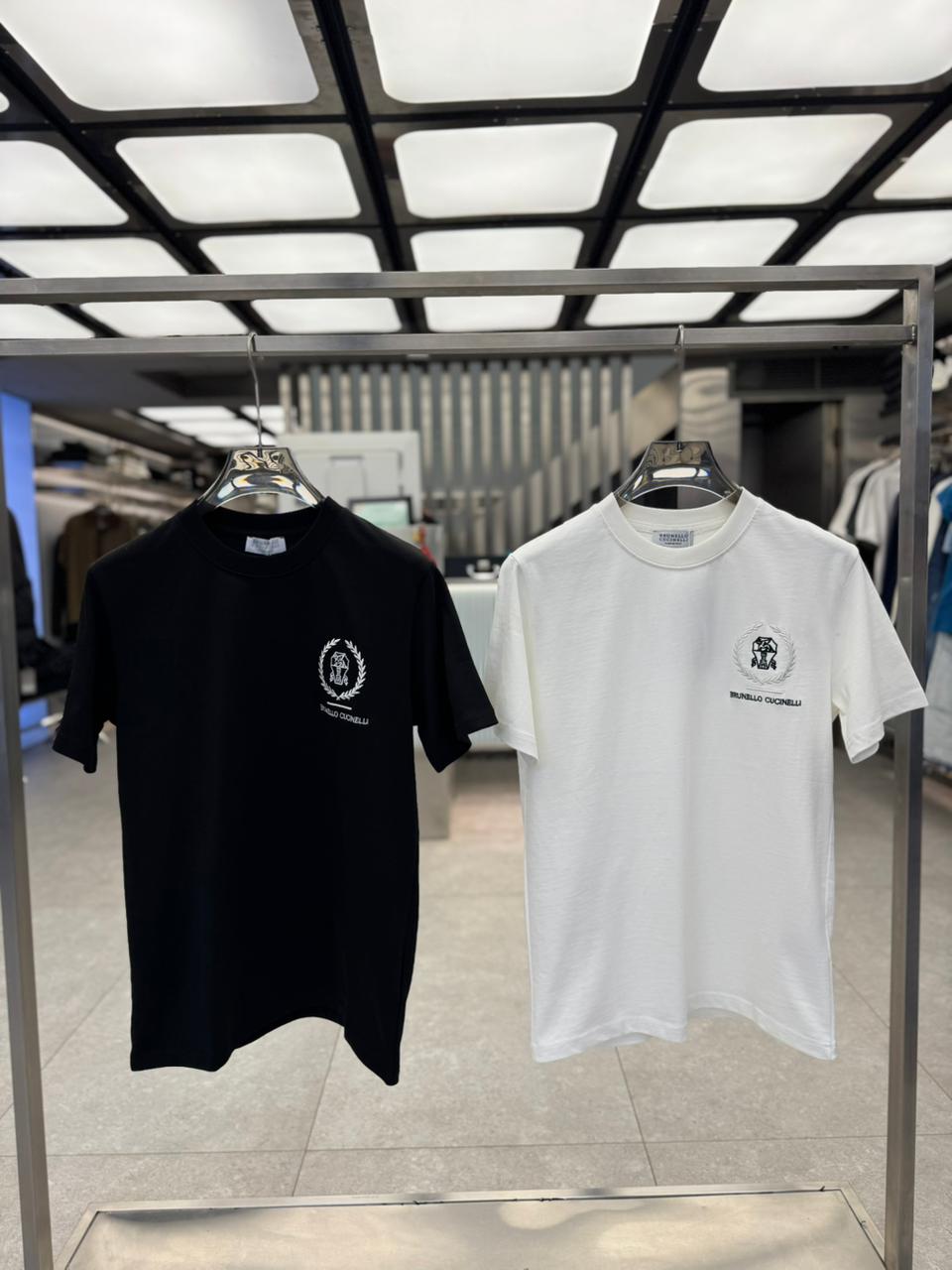 Brunello Cucinelli - Embroidered Crest Cotton T-Shirt