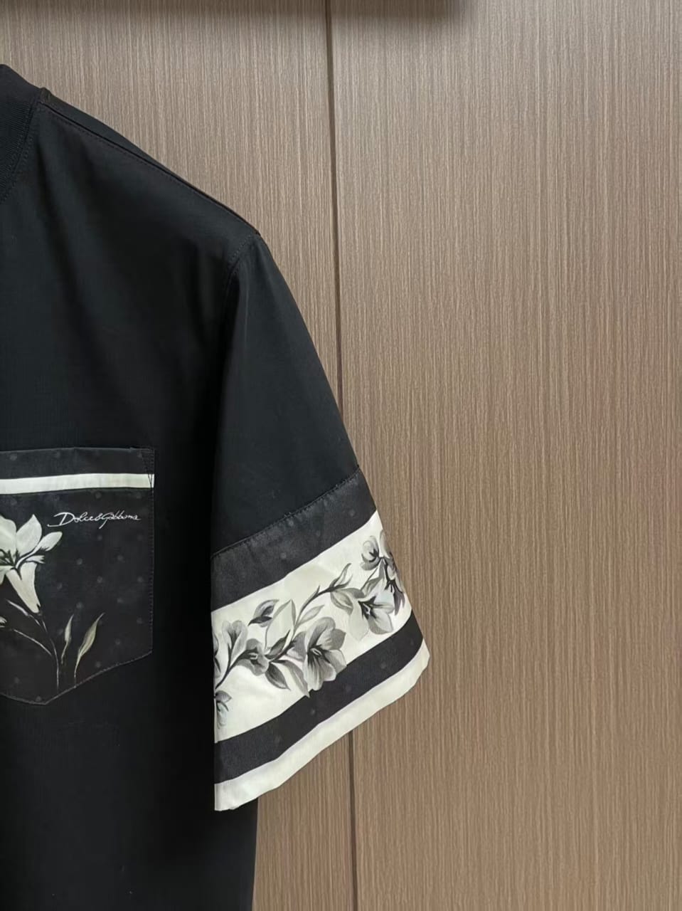 Dolce & Gabbana - Floral Print Pocket T-Shirt