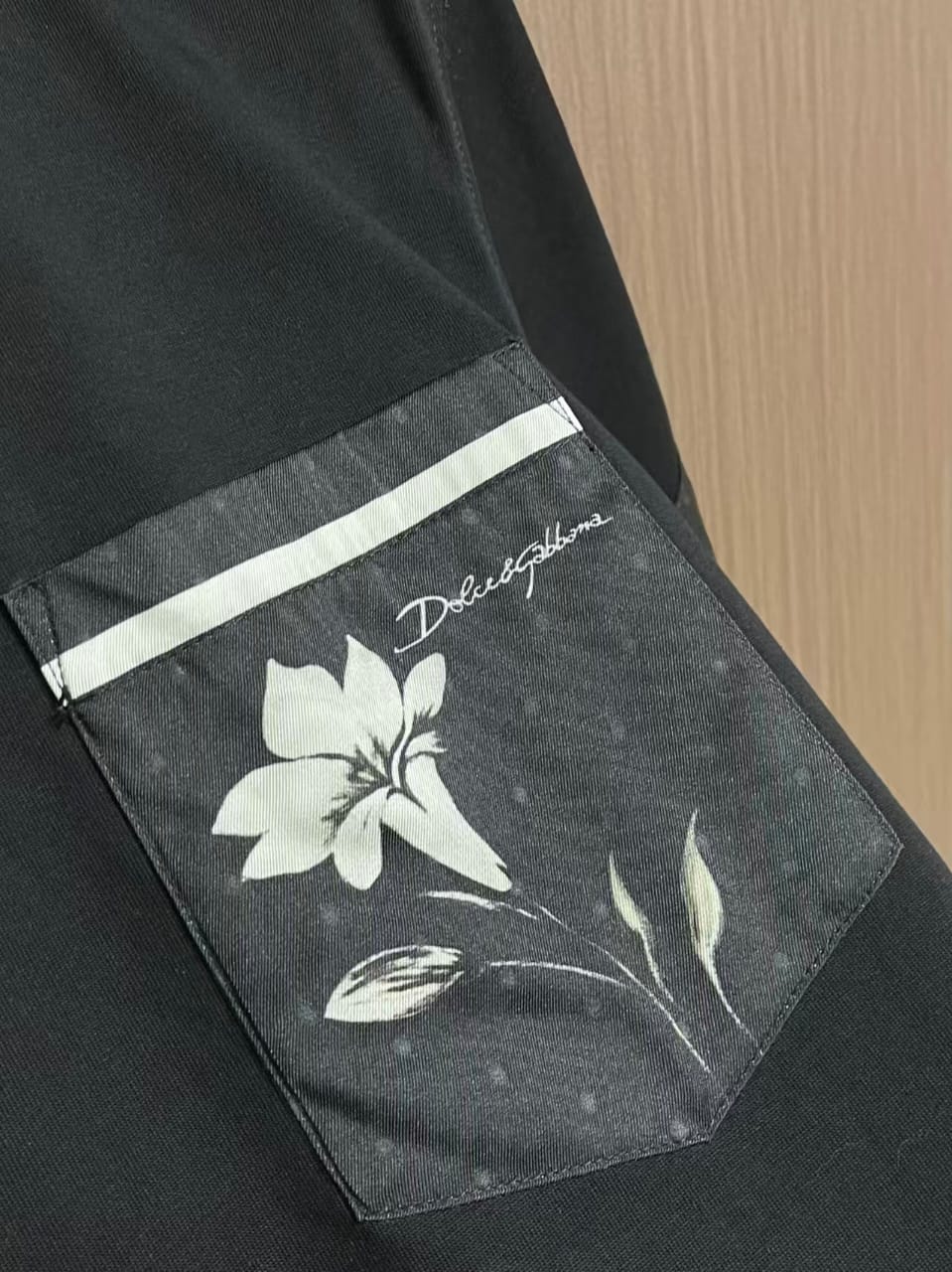 Dolce & Gabbana - Floral Print Pocket T-Shirt