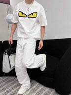 Fendi - Bag Bugs "Monster Eyes" Pixelated T-Shirt