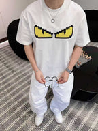 Fendi - Bag Bugs "Monster Eyes" Pixelated T-Shirt