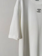 Chanel - Double C Logo Cotton T-Shirt