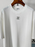 Chanel - Double C Logo Cotton T-Shirt