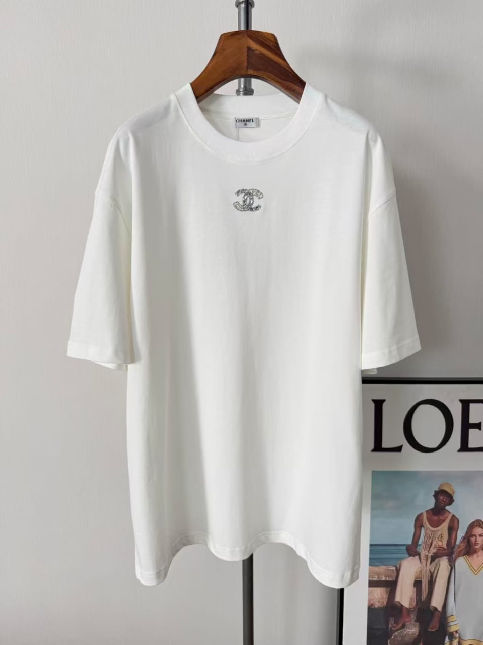 Chanel - Double C Logo Cotton T-Shirt