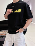 Fendi - Bag Bugs "Monster Eyes" Pixelated T-Shirt in Black