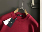 Fendi - FF Monogram Side Stripe T-Shirt in Burgundy