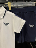 Emporio Armani - Kids Monogram Polo and Shorts Set