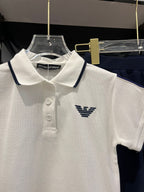 Emporio Armani - Kids Monogram Polo and Shorts Set