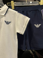Emporio Armani - Kids Monogram Polo and Shorts Set