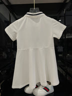 Fendi - Kids Polo Shirt Dress in Optic White