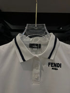 Fendi - Kids Polo Shirt Dress in Optic White