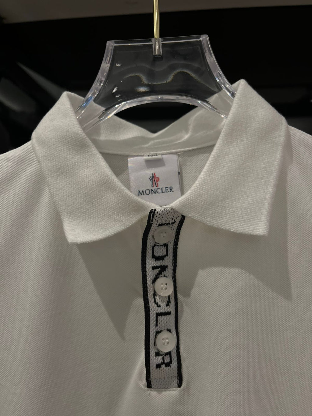 Moncler - Enfant Boys' Logo Placket Polo Shirt
