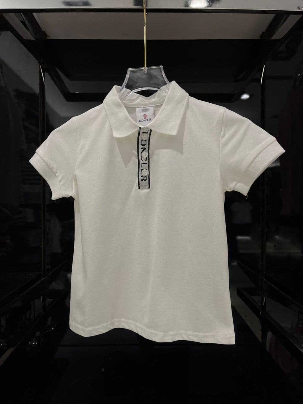 Moncler - Enfant Boys' Logo Placket Polo Shirt