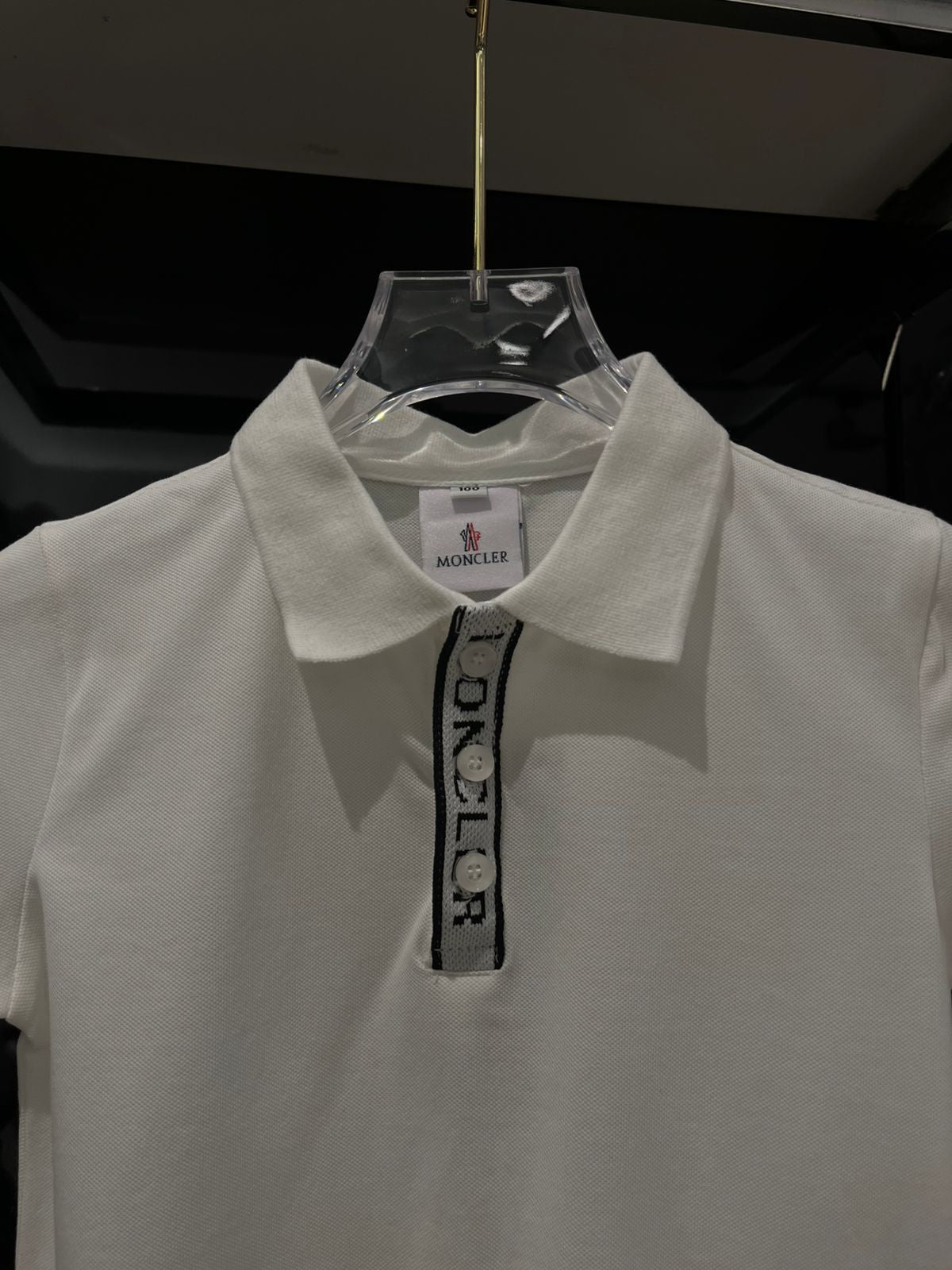 Moncler - Enfant Boys' Logo Placket Polo Shirt