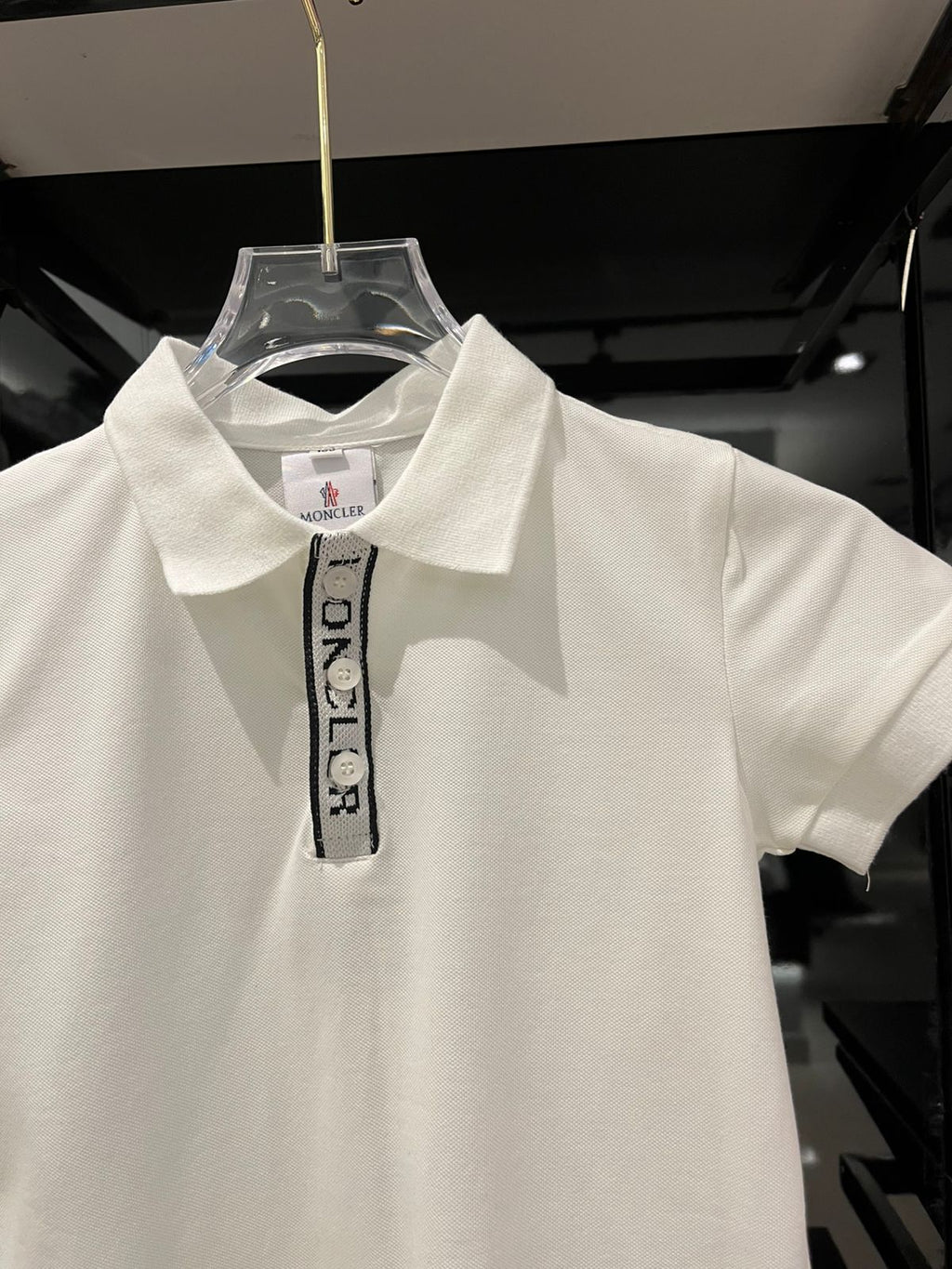 Moncler - Enfant Boys' Logo Placket Polo Shirt