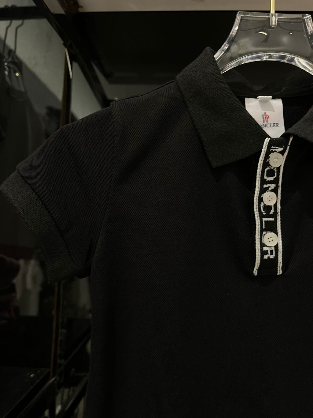Moncler - Enfant Boys' Logo Placket Polo Shirt