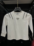 Prada - Kids Triangle Logo T-Shirt