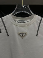 Prada - Kids Triangle Logo T-Shirt