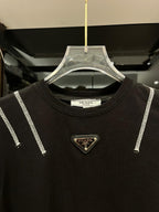 Prada - Kids Triangle Logo T-Shirt