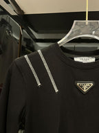 Prada - Kids Triangle Logo T-Shirt
