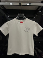 Kenzo - Kids "KP" Logo T-Shirt and Denim Shorts Set