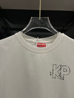 Kenzo - Kids "KP" Logo T-Shirt and Denim Shorts Set