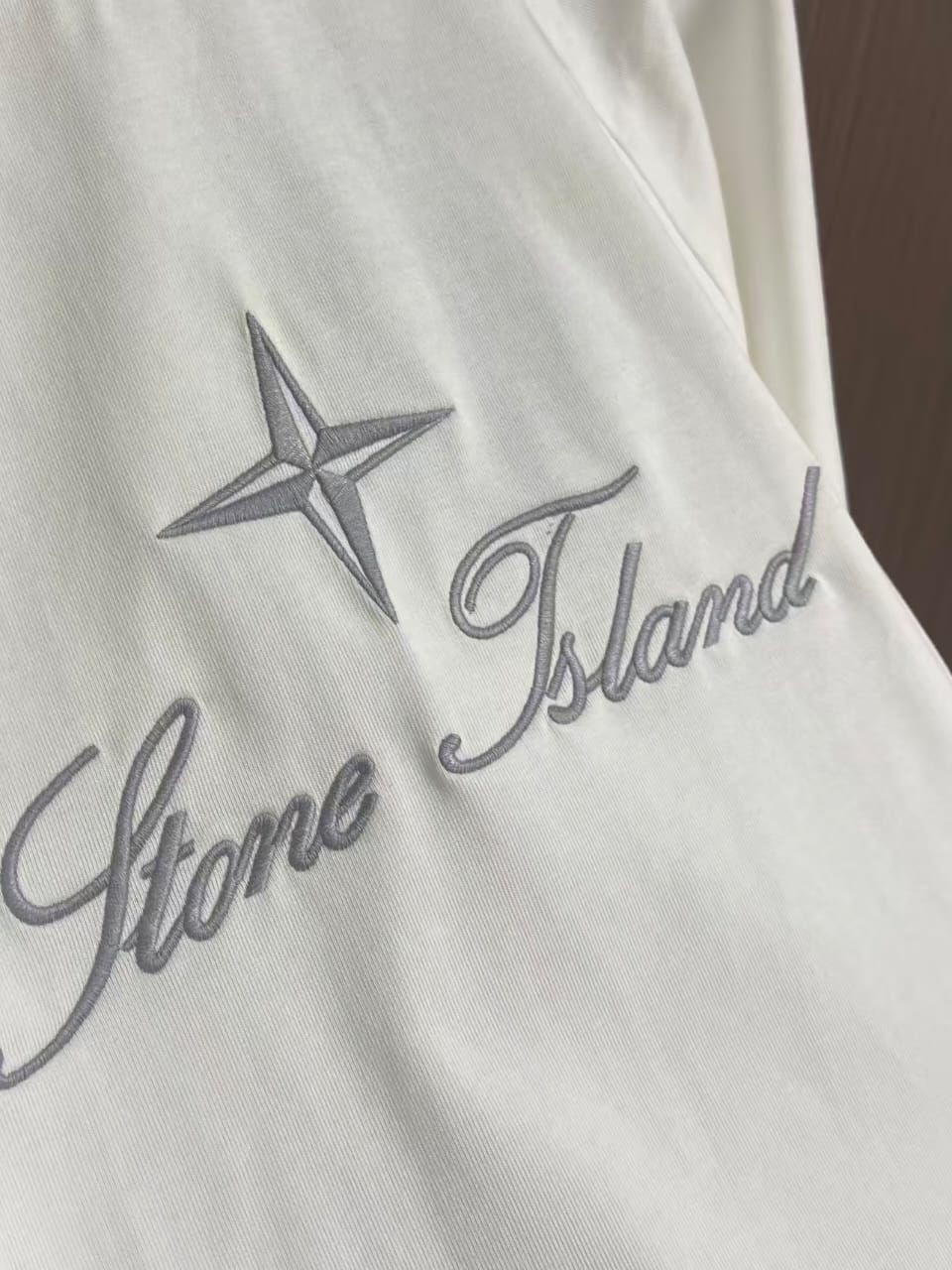 Stone - Island Embroidered Compass Logo T-Shirt