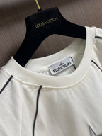 Stone - Island Embroidered Compass Logo T-Shirt