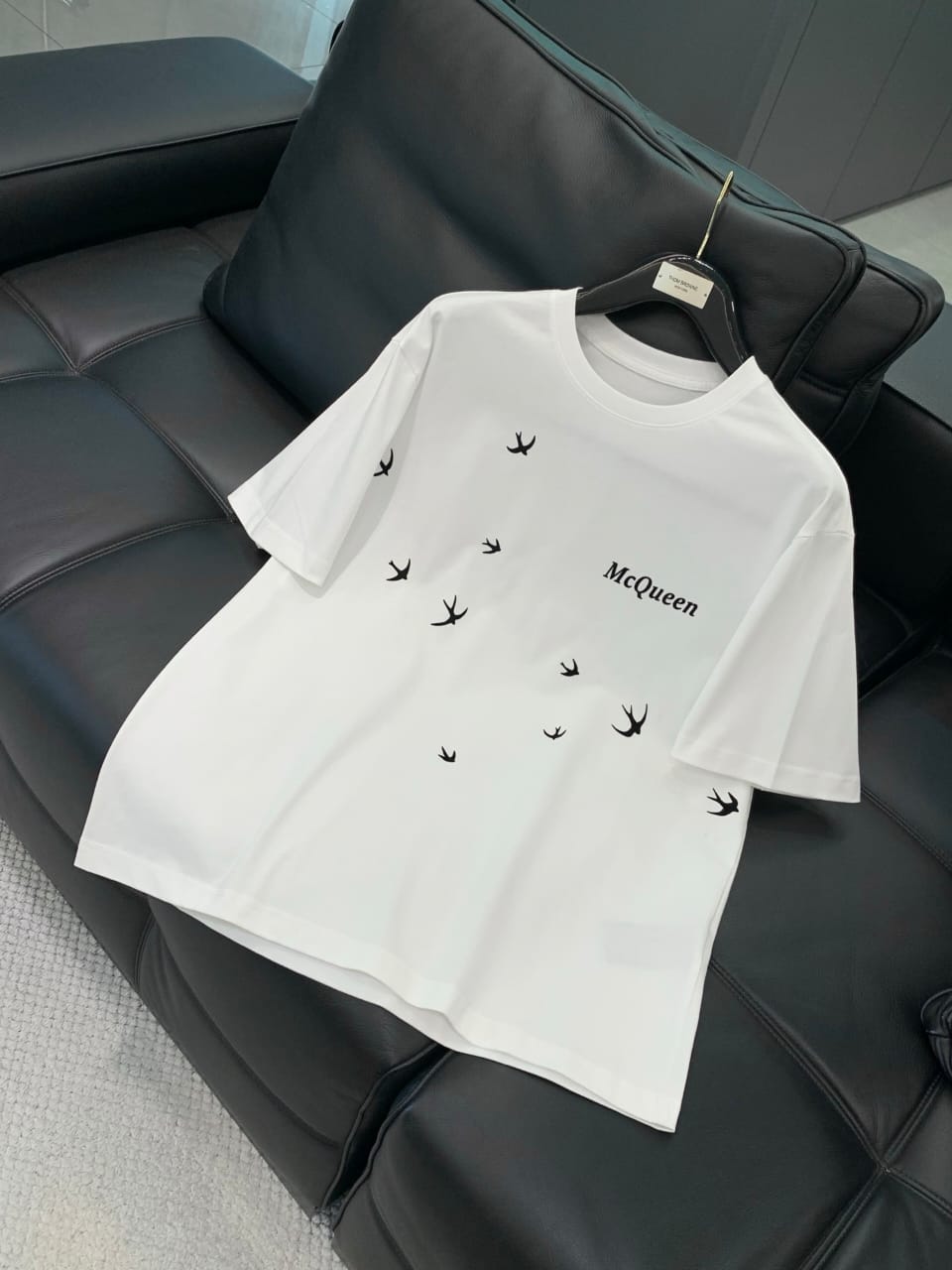 Alexander McQueen - Swallow Embroidered T-Shirt