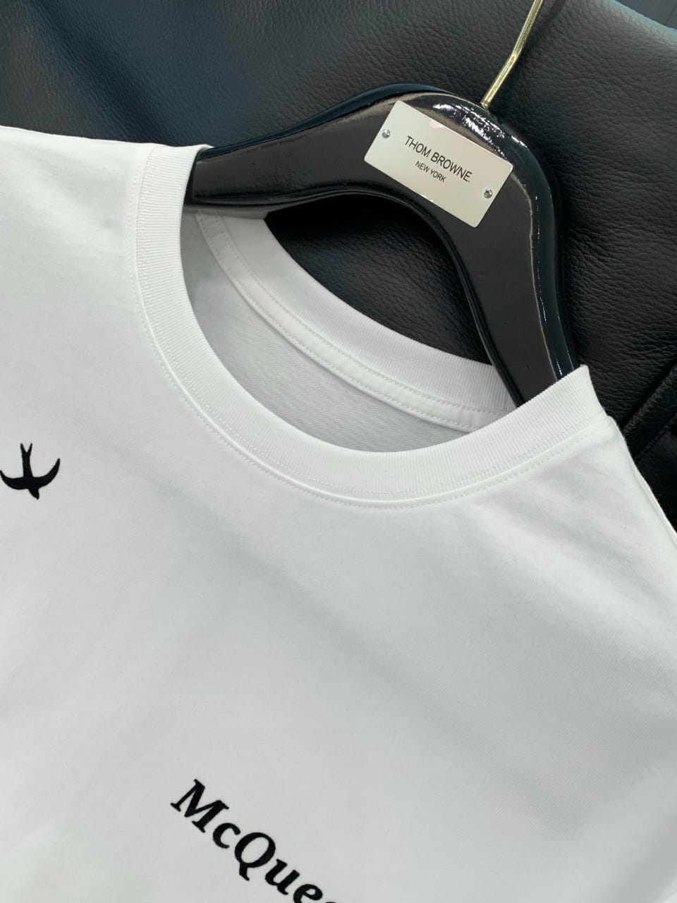Alexander McQueen - Swallow Embroidered T-Shirt