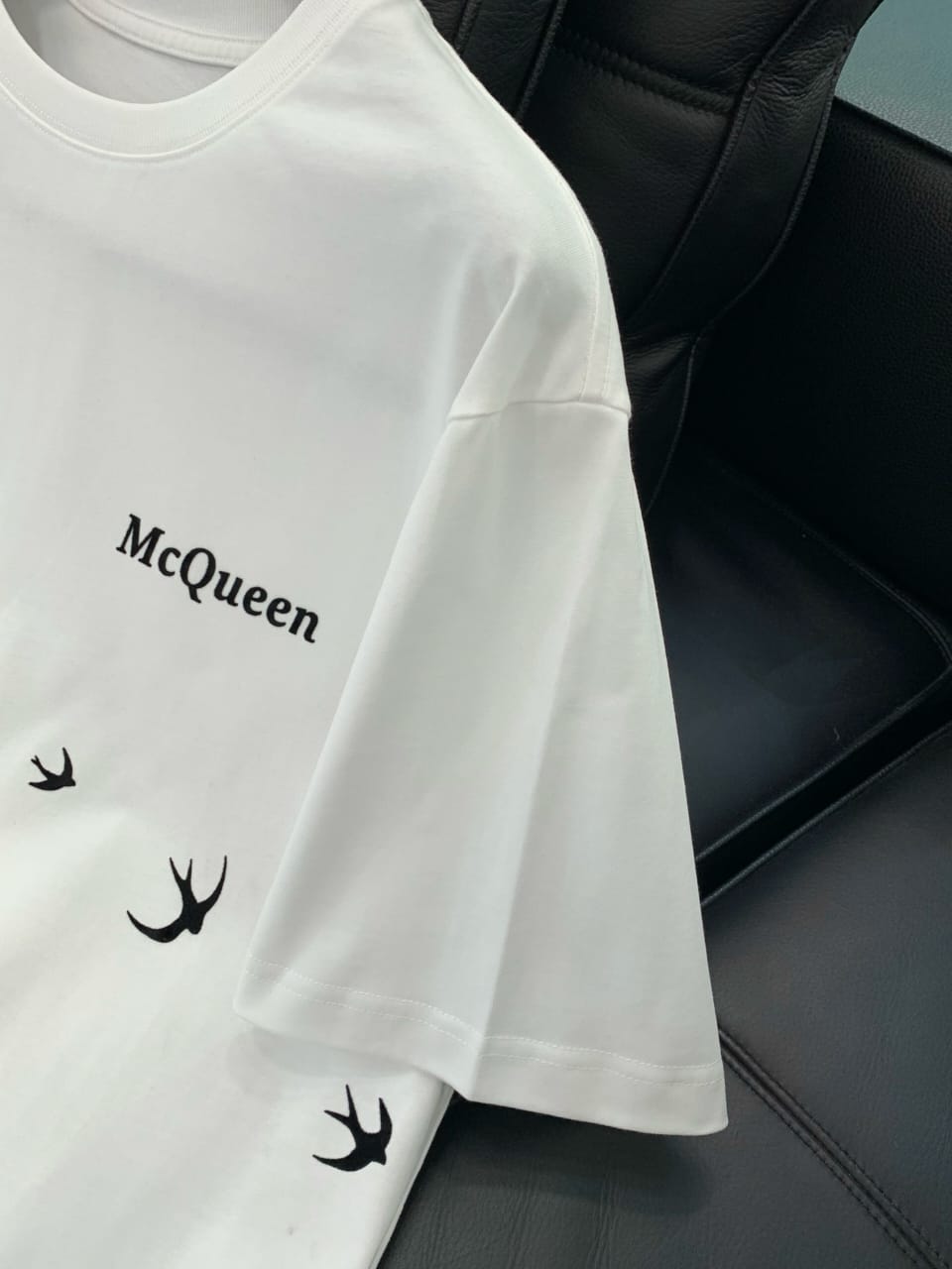 Alexander McQueen - Swallow Embroidered T-Shirt