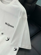 Alexander McQueen - Swallow Embroidered T-Shirt