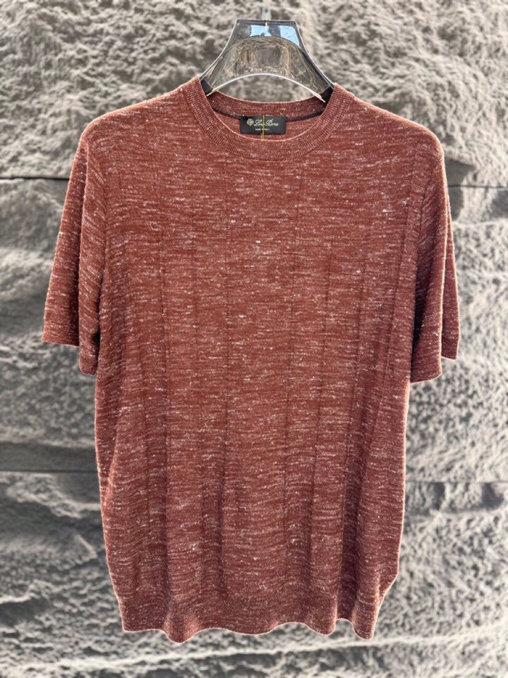 Loro Piana - Ribbed Cotton and Silk Knit T-Shirt