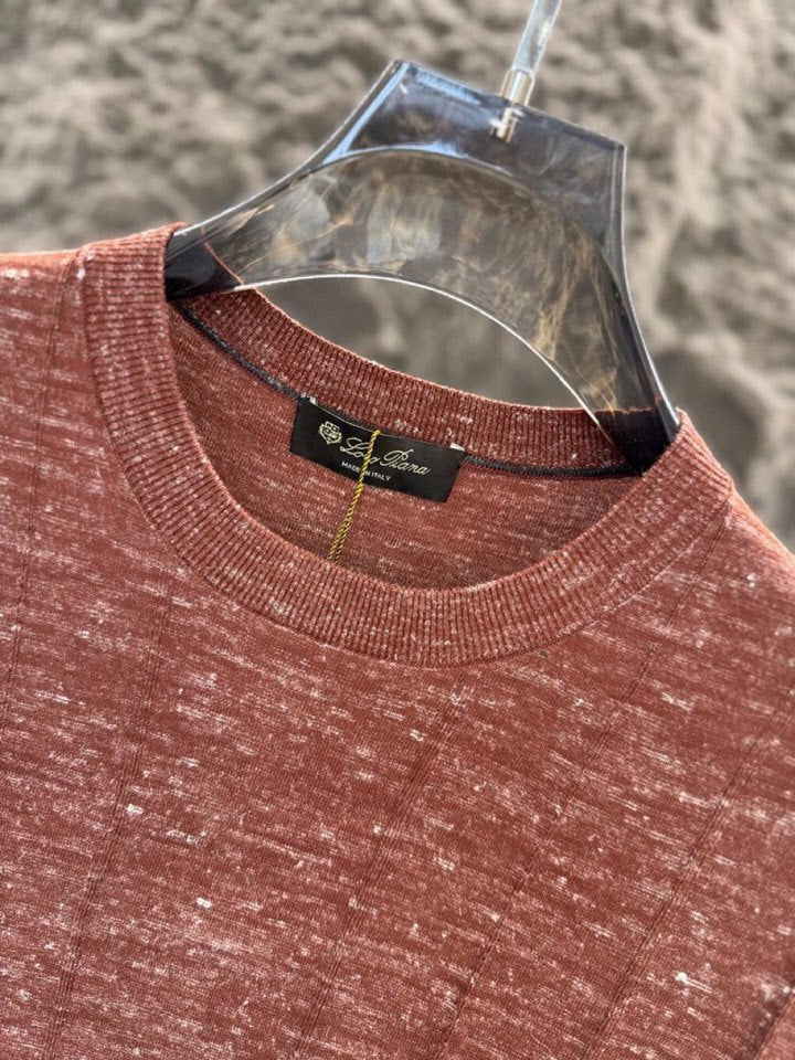 Loro Piana - Ribbed Cotton and Silk Knit T-Shirt