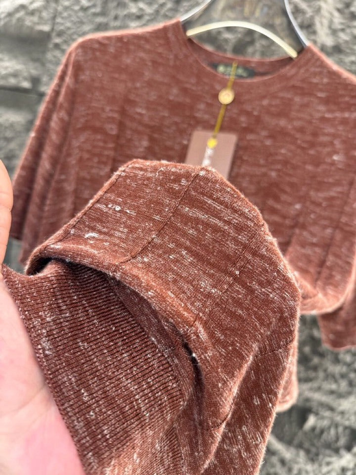 Loro Piana - Ribbed Cotton and Silk Knit T-Shirt