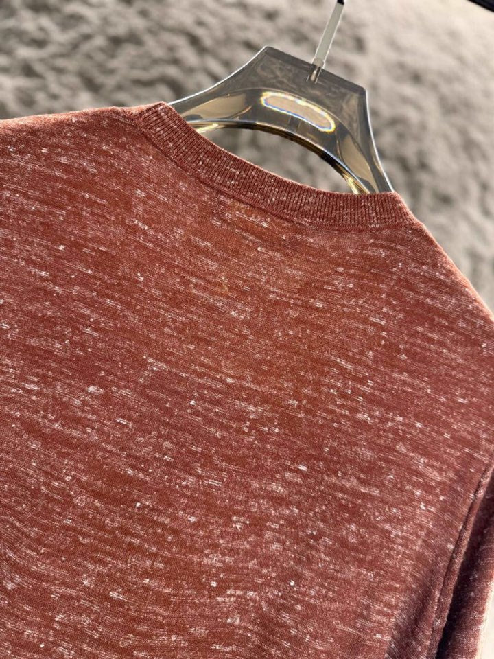 Loro Piana - Ribbed Cotton and Silk Knit T-Shirt