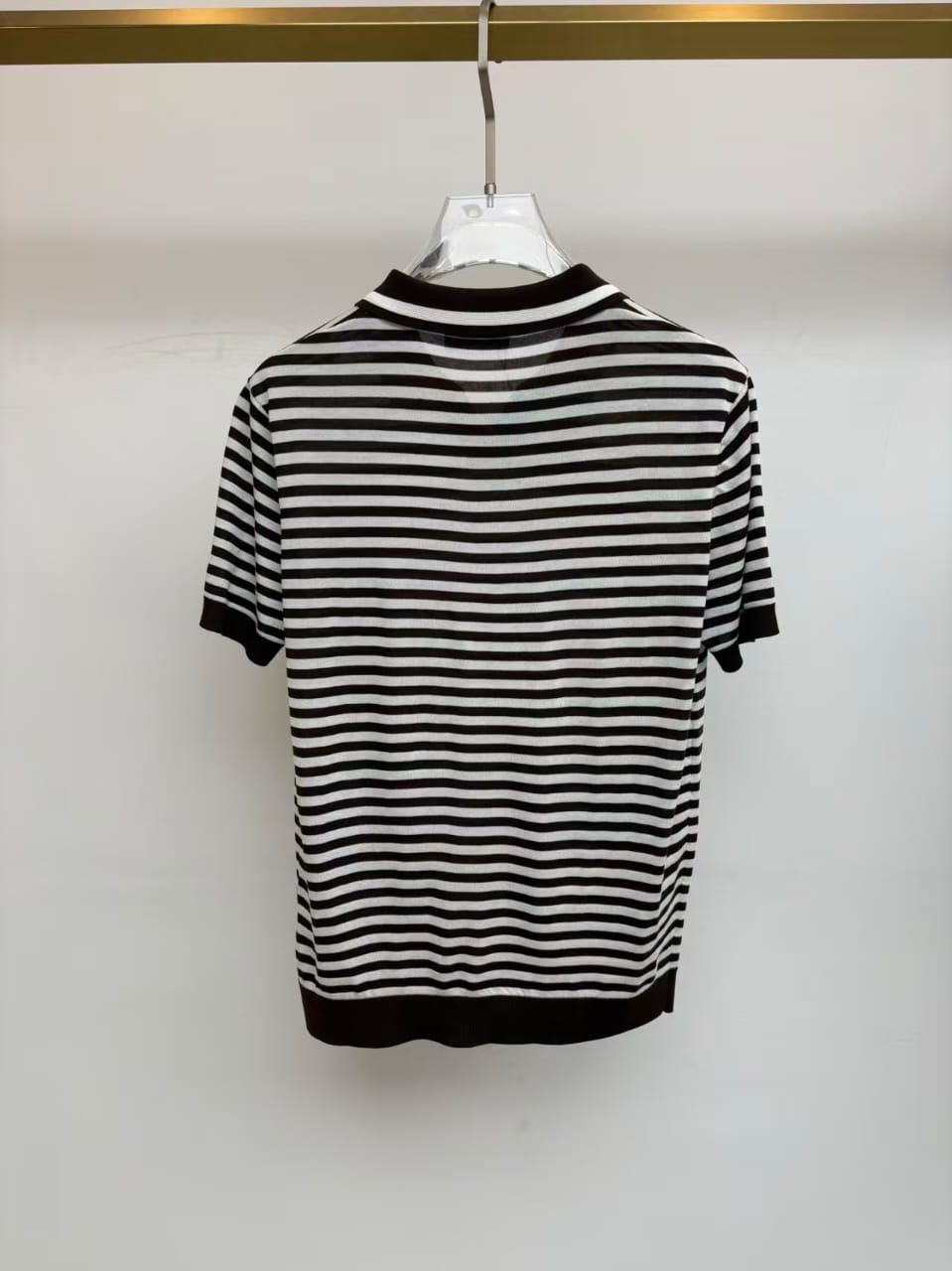 Brunello Cucinelli - Striped Cotton and Silk Knit Polo