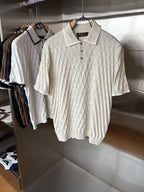 Loro Piana - Ribbed Cashmere and Silk Polo Shirt