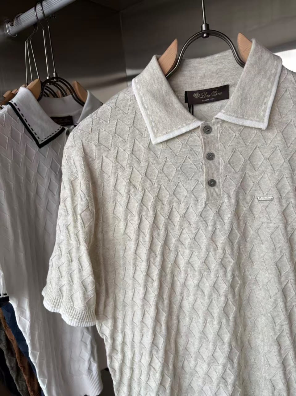 Loro Piana - Ribbed Cashmere and Silk Polo Shirt